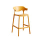 Scandinavian Style PP Bar-stool Square Seat Counter Chair for Kitchen Bar Ginger 1 Piece Counter Stool(26"H) Clearhalo 'Bar Furniture' 'Bar Stools' 'bar_stools' 'furn' 'furn_bar_stools' 'furniture_bar_stools' 'Kitchen & Dining Furniture' 'kitchen&dining_furn' 'kitchen' 'kitchen_furn' Furniture' 4321771