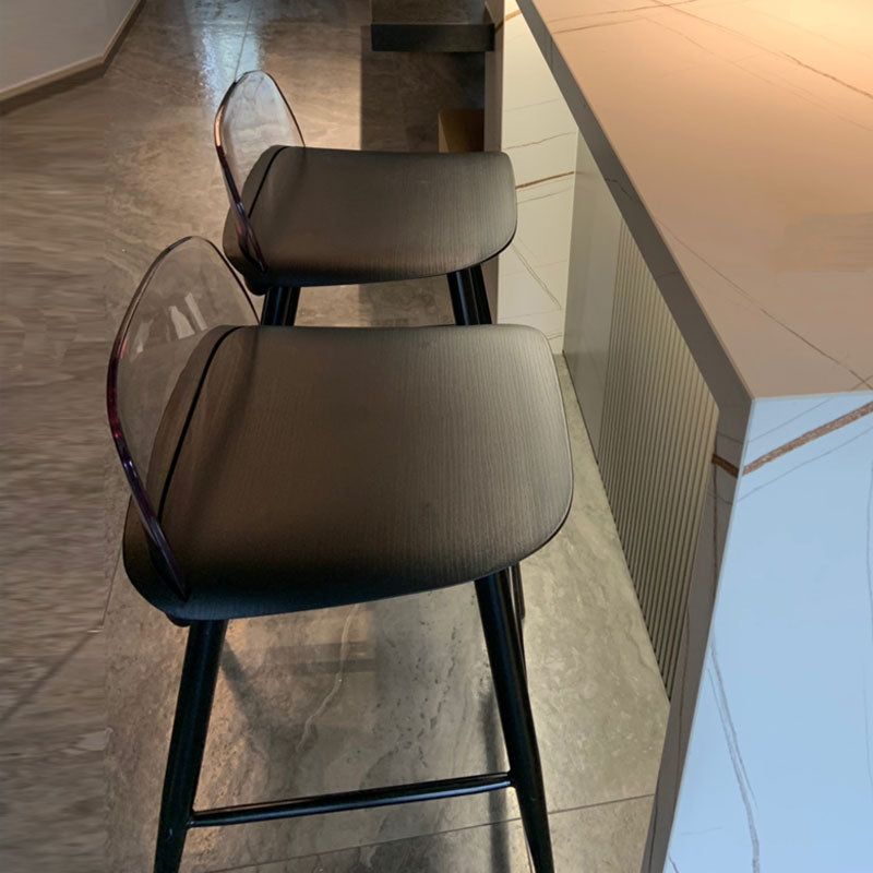 Scandinavian Style Bar-stool with Square Seat Counter Chair for Kitchen(Bar Set of 2) Clearhalo 'Bar Furniture' 'Bar Stools' 'bar_stools' 'furn' 'furn_bar_stools' 'furniture_bar_stools' 'Kitchen & Dining Furniture' 'kitchen&dining_furn' 'kitchen' 'kitchen_furn' Furniture' 4321896
