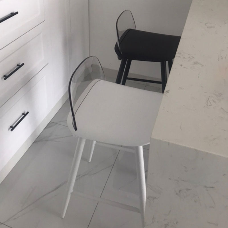 Scandinavian Style Bar-stool with Square Seat Counter Chair for Kitchen(Bar Set of 2) Clearhalo 'Bar Furniture' 'Bar Stools' 'bar_stools' 'furn' 'furn_bar_stools' 'furniture_bar_stools' 'Kitchen & Dining Furniture' 'kitchen&dining_furn' 'kitchen' 'kitchen_furn' Furniture' 4321898