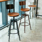 Industrial 4 Legs Barstool Adjustable Height Rotating Bar Stools Clearhalo 'Bar Furniture' 'Bar Stools' 'bar_stools' 'furn' 'furn_bar_stools' 'furniture_bar_stools' 'Kitchen & Dining Furniture' 'kitchen&dining_furn' 'kitchen' 'kitchen_furn' Furniture' 4321904