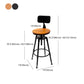Industrial 4 Legs Barstool Adjustable Height Rotating Bar Stools Clearhalo 'Bar Furniture' 'Bar Stools' 'bar_stools' 'furn' 'furn_bar_stools' 'furniture_bar_stools' 'Kitchen & Dining Furniture' 'kitchen&dining_furn' 'kitchen' 'kitchen_furn' Furniture' 4321923