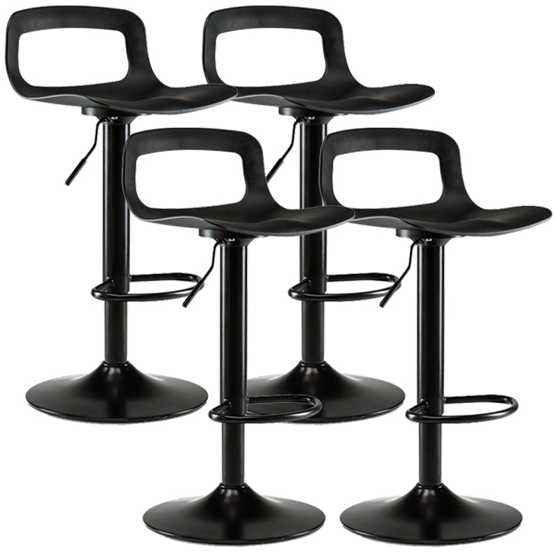 Nordic PP Plastic Seats Barstool Rotating Lifting Bar Stool for Kitchen Black 4 Piece Set Clearhalo 'Bar Furniture' 'Bar Stools' 'bar_stools' 'furn' 'furn_bar_stools' 'furniture_bar_stools' 'Kitchen & Dining Furniture' 'kitchen&dining_furn' 'kitchen' 'kitchen_furn' Furniture' 4321925