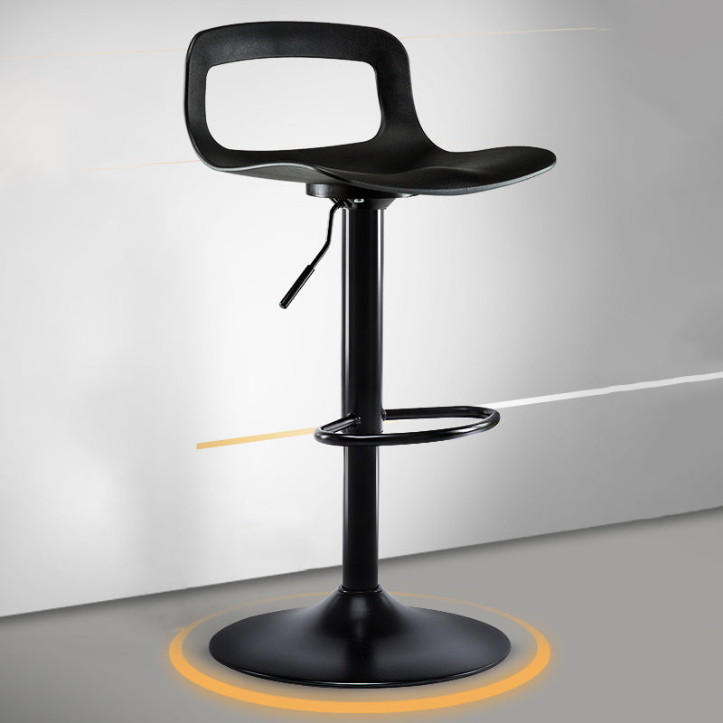 Nordic PP Plastic Seats Barstool Rotating Lifting Bar Stool for Kitchen Black 1 Piece Clearhalo 'Bar Furniture' 'Bar Stools' 'bar_stools' 'furn' 'furn_bar_stools' 'furniture_bar_stools' 'Kitchen & Dining Furniture' 'kitchen&dining_furn' 'kitchen' 'kitchen_furn' Furniture' 4321927