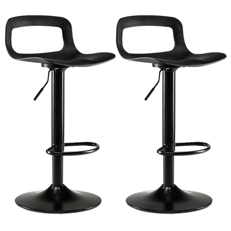 Nordic PP Plastic Seats Barstool Rotating Lifting Bar Stool for Kitchen Black 2 Piece Set Clearhalo 'Bar Furniture' 'Bar Stools' 'bar_stools' 'furn' 'furn_bar_stools' 'furniture_bar_stools' 'Kitchen & Dining Furniture' 'kitchen&dining_furn' 'kitchen' 'kitchen_furn' Furniture' 4321928