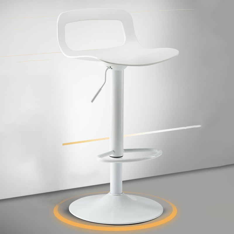 Nordic PP Plastic Seats Barstool Rotating Lifting Bar Stool for Kitchen White 1 Piece Clearhalo 'Bar Furniture' 'Bar Stools' 'bar_stools' 'furn' 'furn_bar_stools' 'furniture_bar_stools' 'Kitchen & Dining Furniture' 'kitchen&dining_furn' 'kitchen' 'kitchen_furn' Furniture' 4321938