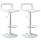 Nordic PP Plastic Seats Barstool Rotating Lifting Bar Stool for Kitchen White 2 Piece Set Clearhalo 'Bar Furniture' 'Bar Stools' 'bar_stools' 'furn' 'furn_bar_stools' 'furniture_bar_stools' 'Kitchen & Dining Furniture' 'kitchen&dining_furn' 'kitchen' 'kitchen_furn' Furniture' 4321940