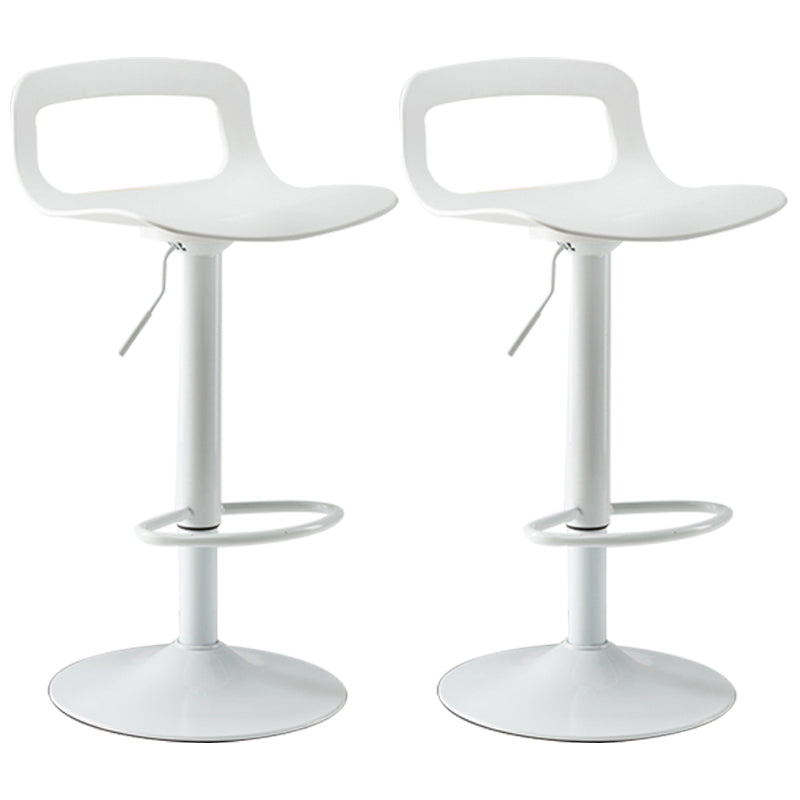 Nordic PP Plastic Seats Barstool Rotating Lifting Bar Stool for Kitchen White 2 Piece Set Clearhalo 'Bar Furniture' 'Bar Stools' 'bar_stools' 'furn' 'furn_bar_stools' 'furniture_bar_stools' 'Kitchen & Dining Furniture' 'kitchen&dining_furn' 'kitchen' 'kitchen_furn' Furniture' 4321940