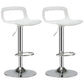 Nordic PP Plastic Seats Barstool Rotating Lifting Bar Stool for Kitchen White-Silver 2 Piece Set Clearhalo 'Bar Furniture' 'Bar Stools' 'bar_stools' 'furn' 'furn_bar_stools' 'furniture_bar_stools' 'Kitchen & Dining Furniture' 'kitchen&dining_furn' 'kitchen' 'kitchen_furn' Furniture' 4321944