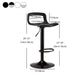 Nordic PP Plastic Seats Barstool Rotating Lifting Bar Stool for Kitchen Clearhalo 'Bar Furniture' 'Bar Stools' 'bar_stools' 'furn' 'furn_bar_stools' 'furniture_bar_stools' 'Kitchen & Dining Furniture' 'kitchen&dining_furn' 'kitchen' 'kitchen_furn' Furniture' 4321945