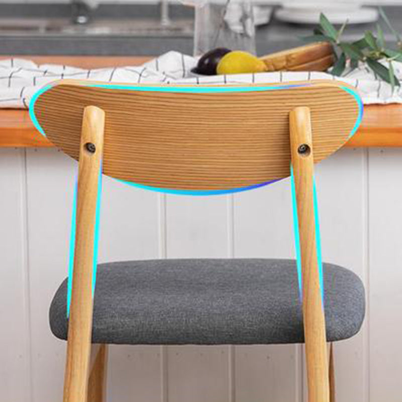 Scandinavian Counter Height Stools Living Room Barstools with Solid Wood Clearhalo 'Bar Furniture' 'Bar Stools' 'bar_stools' 'furn' 'furn_bar_stools' 'furniture_bar_stools' 'Kitchen & Dining Furniture' 'kitchen&dining_furn' 'kitchen' 'kitchen_furn' Furniture' 4321951