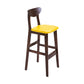 Scandinavian Counter Height Stools Living Room Barstools with Solid Wood Yellow Brown 1 Piece Clearhalo 'Bar Furniture' 'Bar Stools' 'bar_stools' 'furn' 'furn_bar_stools' 'furniture_bar_stools' 'Kitchen & Dining Furniture' 'kitchen&dining_furn' 'kitchen' 'kitchen_furn' Furniture' 4321954