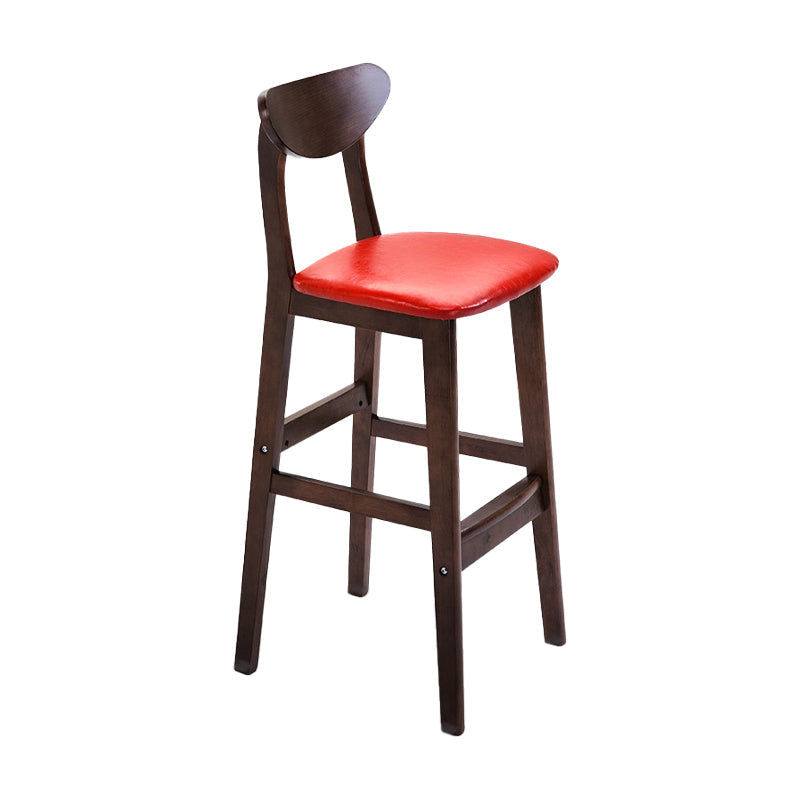 Scandinavian Counter Height Stools Living Room Barstools with Solid Wood Clearhalo 'Bar Furniture' 'Bar Stools' 'bar_stools' 'furn' 'furn_bar_stools' 'furniture_bar_stools' 'Kitchen & Dining Furniture' 'kitchen&dining_furn' 'kitchen' 'kitchen_furn' Furniture' 4321955