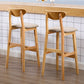 Scandinavian Counter Height Stools Living Room Barstools with Solid Wood Clearhalo 'Bar Furniture' 'Bar Stools' 'bar_stools' 'furn' 'furn_bar_stools' 'furniture_bar_stools' 'Kitchen & Dining Furniture' 'kitchen&dining_furn' 'kitchen' 'kitchen_furn' Furniture' 4321960