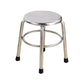 Modern Armless Backless Counter Stool Stainless Steel Laboratory Bar Stool with Pedal 1 Piece Short Stool(14"H) Clearhalo 'Bar Furniture' 'Bar Stools' 'bar_stools' 'furn' 'furn_bar_stools' 'furniture_bar_stools' 'Kitchen & Dining Furniture' 'kitchen&dining_furn' 'kitchen' 'kitchen_furn' Furniture' 4329335
