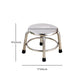 Modern Armless Backless Counter Stool Stainless Steel Laboratory Bar Stool with Pedal Clearhalo 'Bar Furniture' 'Bar Stools' 'bar_stools' 'furn' 'furn_bar_stools' 'furniture_bar_stools' 'Kitchen & Dining Furniture' 'kitchen&dining_furn' 'kitchen' 'kitchen_furn' Furniture' 4329355