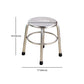 Modern Armless Backless Counter Stool Stainless Steel Laboratory Bar Stool with Pedal Clearhalo 'Bar Furniture' 'Bar Stools' 'bar_stools' 'furn' 'furn_bar_stools' 'furniture_bar_stools' 'Kitchen & Dining Furniture' 'kitchen&dining_furn' 'kitchen' 'kitchen_furn' Furniture' 4329356