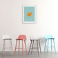 Scandinavian Style Bar-stool with Metal Legs Square Seat Counter Stool for Kitchen Bar Clearhalo 'Bar Furniture' 'Bar Stools' 'bar_stools' 'furn' 'furn_bar_stools' 'furniture_bar_stools' 'Kitchen & Dining Furniture' 'kitchen&dining_furn' 'kitchen' 'kitchen_furn' Furniture' 4329447