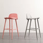 Scandinavian Style Bar-stool with Metal Legs Square Seat Counter Stool for Kitchen Bar Clearhalo 'Bar Furniture' 'Bar Stools' 'bar_stools' 'furn' 'furn_bar_stools' 'furniture_bar_stools' 'Kitchen & Dining Furniture' 'kitchen&dining_furn' 'kitchen' 'kitchen_furn' Furniture' 4329452