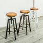 Industrial Iron Bar Stools with Footrest Adjustable Height Rotation Barstool Clearhalo 'Bar Furniture' 'Bar Stools' 'bar_stools' 'furn' 'furn_bar_stools' 'furniture_bar_stools' 'Kitchen & Dining Furniture' 'kitchen&dining_furn' 'kitchen' 'kitchen_furn' Furniture' 4329538
