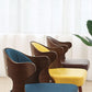Nordic Style Counter and Bar Stool Backrest Solid Wood Upholstered Counter Chair Clearhalo 'Bar Furniture' 'Bar Stools' 'bar_stools' 'furniture_bar_stools' 'Kitchen & Dining Furniture' 'kitchen&dining_furn' 'kitchen' 'kitchen_furn' Furniture' 4329574