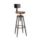 Industrial Style Barstool Rotatable and Liftable Cafe Bar Counter Height Stools 1 Piece Bar Stool(30"H) Clearhalo 'Bar Furniture' 'Bar Stools' 'bar_stools' 'furn' 'furn_bar_stools' 'furniture_bar_stools' 'Kitchen & Dining Furniture' 'kitchen&dining_furn' 'kitchen' 'kitchen_furn' Furniture' 4329593