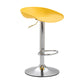 Industrial Style Plastic Seats Barstool Rotating Lifting Metal Leg Bar Stool for Indoor Yellow Silver 1 Piece Clearhalo 'Bar Furniture' 'Bar Stools' 'bar_stools' 'furn' 'furn_bar_stools' 'furniture_bar_stools' 'Kitchen & Dining Furniture' 'kitchen&dining_furn' 'kitchen' 'kitchen_furn' Furniture' 4329621