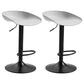 Industrial Style Plastic Seats Barstool Rotating Lifting Metal Leg Bar Stool for Indoor Light Gray Black 2 Piece Set Clearhalo 'Bar Furniture' 'Bar Stools' 'bar_stools' 'furn' 'furn_bar_stools' 'furniture_bar_stools' 'Kitchen & Dining Furniture' 'kitchen&dining_furn' 'kitchen' 'kitchen_furn' Furniture' 4329633