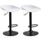 Industrial Style Plastic Seats Barstool Rotating Lifting Metal Leg Bar Stool for Indoor White Black 2 Piece Set Clearhalo 'Bar Furniture' 'Bar Stools' 'bar_stools' 'furn' 'furn_bar_stools' 'furniture_bar_stools' 'Kitchen & Dining Furniture' 'kitchen&dining_furn' 'kitchen' 'kitchen_furn' Furniture' 4329634