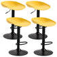 Industrial Style Plastic Seats Barstool Rotating Lifting Metal Leg Bar Stool for Indoor Yellow Black 4 Piece Set Clearhalo 'Bar Furniture' 'Bar Stools' 'bar_stools' 'furn' 'furn_bar_stools' 'furniture_bar_stools' 'Kitchen & Dining Furniture' 'kitchen&dining_furn' 'kitchen' 'kitchen_furn' Furniture' 4329641