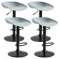 Industrial Style Plastic Seats Barstool Rotating Lifting Metal Leg Bar Stool for Indoor Pewter Black 4 Piece Set Clearhalo 'Bar Furniture' 'Bar Stools' 'bar_stools' 'furn' 'furn_bar_stools' 'furniture_bar_stools' 'Kitchen & Dining Furniture' 'kitchen&dining_furn' 'kitchen' 'kitchen_furn' Furniture' 4329643