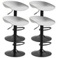 Industrial Style Plastic Seats Barstool Rotating Lifting Metal Leg Bar Stool for Indoor Light Gray Black 4 Piece Set Clearhalo 'Bar Furniture' 'Bar Stools' 'bar_stools' 'furn' 'furn_bar_stools' 'furniture_bar_stools' 'Kitchen & Dining Furniture' 'kitchen&dining_furn' 'kitchen' 'kitchen_furn' Furniture' 4329645