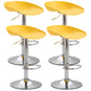 Industrial Style Plastic Seats Barstool Rotating Lifting Metal Leg Bar Stool for Indoor Yellow Silver 4 Piece Set Clearhalo 'Bar Furniture' 'Bar Stools' 'bar_stools' 'furn' 'furn_bar_stools' 'furniture_bar_stools' 'Kitchen & Dining Furniture' 'kitchen&dining_furn' 'kitchen' 'kitchen_furn' Furniture' 4329647