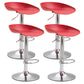 Industrial Style Plastic Seats Barstool Rotating Lifting Metal Leg Bar Stool for Indoor Red Silver 4 Piece Set Clearhalo 'Bar Furniture' 'Bar Stools' 'bar_stools' 'furn' 'furn_bar_stools' 'furniture_bar_stools' 'Kitchen & Dining Furniture' 'kitchen&dining_furn' 'kitchen' 'kitchen_furn' Furniture' 4329648