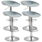 Industrial Style Plastic Seats Barstool Rotating Lifting Metal Leg Bar Stool for Indoor Pewter Silver 4 Piece Set Clearhalo 'Bar Furniture' 'Bar Stools' 'bar_stools' 'furn' 'furn_bar_stools' 'furniture_bar_stools' 'Kitchen & Dining Furniture' 'kitchen&dining_furn' 'kitchen' 'kitchen_furn' Furniture' 4329649