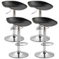 Industrial Style Plastic Seats Barstool Rotating Lifting Metal Leg Bar Stool for Indoor Black Silver 4 Piece Set Clearhalo 'Bar Furniture' 'Bar Stools' 'bar_stools' 'furn' 'furn_bar_stools' 'furniture_bar_stools' 'Kitchen & Dining Furniture' 'kitchen&dining_furn' 'kitchen' 'kitchen_furn' Furniture' 4329650