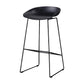 Industrial Indoor Barstool Iron Simple Tall Stool with Plastic Seat Black 1 Piece Clearhalo 'Bar Furniture' 'Bar Stools' 'bar_stools' 'furn' 'furn_bar_stools' 'furniture_bar_stools' 'Kitchen & Dining Furniture' 'kitchen&dining_furn' 'kitchen' 'kitchen_furn' Furniture' 4329660
