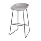 Industrial Indoor Barstool Iron Simple Tall Stool with Plastic Seat Grey 1 Piece Clearhalo 'Bar Furniture' 'Bar Stools' 'bar_stools' 'furn' 'furn_bar_stools' 'furniture_bar_stools' 'Kitchen & Dining Furniture' 'kitchen&dining_furn' 'kitchen' 'kitchen_furn' Furniture' 4329662