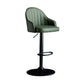 Indoor Modern Leather Barstool Rotating Lifting Bar Stool with Armrests Green Black 1 Piece Clearhalo 'Bar Furniture' 'Bar Stools' 'bar_stools' 'furn' 'furn_bar_stools' 'furniture_bar_stools' 'Kitchen & Dining Furniture' 'kitchen&dining_furn' 'kitchen' 'kitchen_furn' Furniture' 4329760