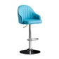 Indoor Modern Leather Barstool Rotating Lifting Bar Stool with Armrests Blue Silver 1 Piece Clearhalo 'Bar Furniture' 'Bar Stools' 'bar_stools' 'furn' 'furn_bar_stools' 'furniture_bar_stools' 'Kitchen & Dining Furniture' 'kitchen&dining_furn' 'kitchen' 'kitchen_furn' Furniture' 4329769