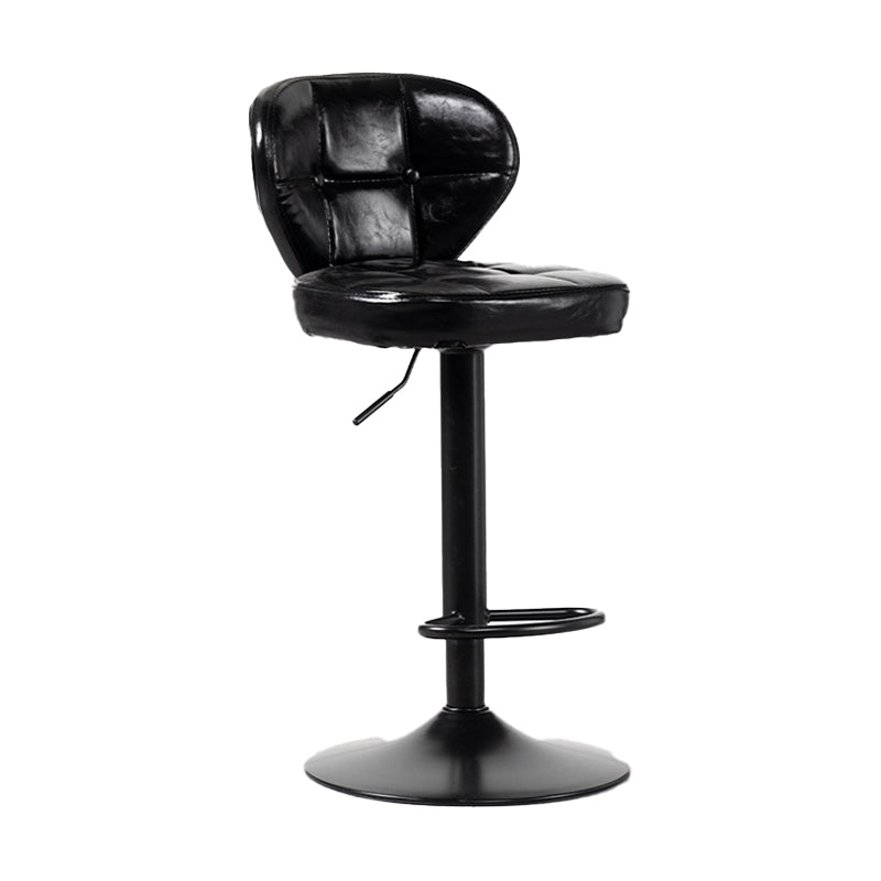 Nordic Leather Seats Barstool Rotating Lifting Bar Stool for Indoor, 1 Piece Clearhalo 'Bar Furniture' 'Bar Stools' 'bar_stools' 'furniture_bar_stools' 'Kitchen & Dining Furniture' 'kitchen&dining_furn' 'kitchen' 'kitchen_furn' Furniture' 4329814