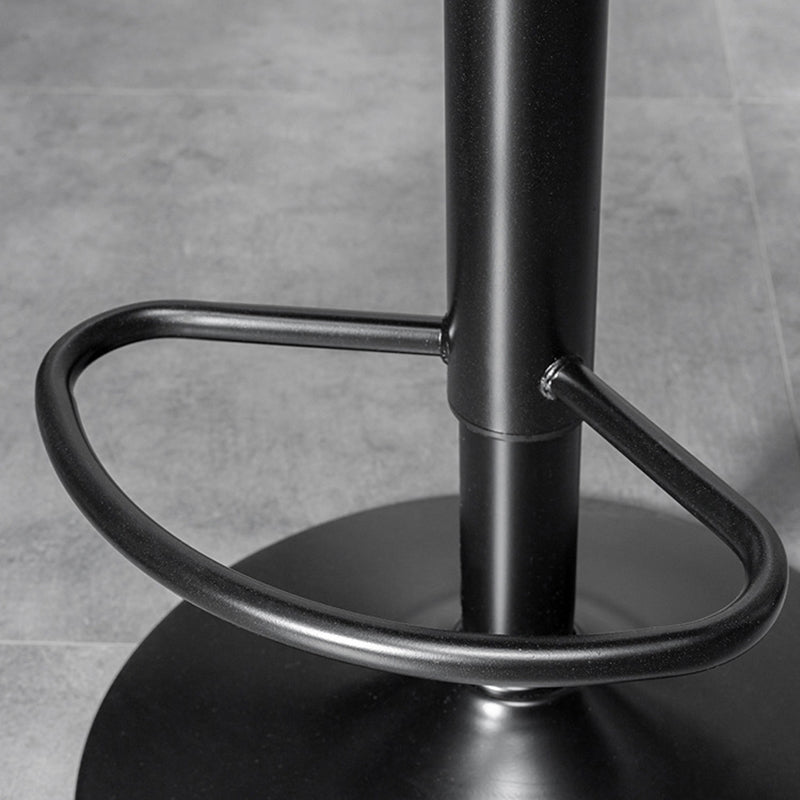 Nordic Leather Seats Barstool Rotating Lifting Bar Stool for Indoor, 1 Piece Clearhalo 'Bar Furniture' 'Bar Stools' 'bar_stools' 'furniture_bar_stools' 'Kitchen & Dining Furniture' 'kitchen&dining_furn' 'kitchen' 'kitchen_furn' Furniture' 4329823