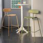 Modern Plastic Seats Barstool Metal 4 Legs Bar Stool for Indoor, Set of 2 Clearhalo 'Bar Furniture' 'Bar Stools' 'bar_stools' 'furn' 'furn_bar_stools' 'furniture_bar_stools' 'Kitchen & Dining Furniture' 'kitchen&dining_furn' 'kitchen' 'kitchen_furn' Furniture' 4329839