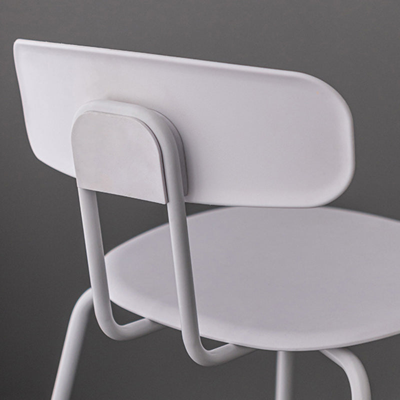 Modern Plastic Seats Barstool Metal 4 Legs Bar Stool for Indoor, Set of 2 Clearhalo 'Bar Furniture' 'Bar Stools' 'bar_stools' 'furn' 'furn_bar_stools' 'furniture_bar_stools' 'Kitchen & Dining Furniture' 'kitchen&dining_furn' 'kitchen' 'kitchen_furn' Furniture' 4329843