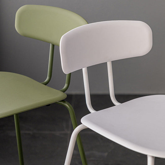 Modern Plastic Seats Barstool Metal 4 Legs Bar Stool for Indoor, Set of 2 Clearhalo 'Bar Furniture' 'Bar Stools' 'bar_stools' 'furn' 'furn_bar_stools' 'furniture_bar_stools' 'Kitchen & Dining Furniture' 'kitchen&dining_furn' 'kitchen' 'kitchen_furn' Furniture' 4329847