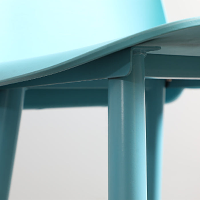 Scandinavian Style Acrylic Bar stool with Square Seat Counter Stool for Kitchen Bar Clearhalo 'Bar Furniture' 'Bar Stools' 'bar_stools' 'furn' 'furn_bar_stools' 'furniture_bar_stools' 'Kitchen & Dining Furniture' 'kitchen&dining_furn' 'kitchen' 'kitchen_furn' Furniture' 4329932