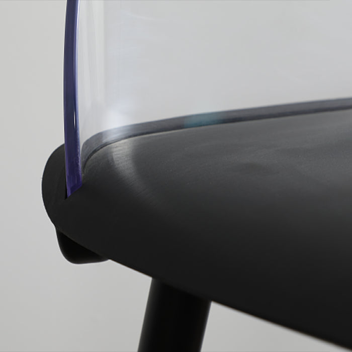 Scandinavian Style Acrylic Bar stool with Square Seat Counter Stool for Kitchen Bar Clearhalo 'Bar Furniture' 'Bar Stools' 'bar_stools' 'furn' 'furn_bar_stools' 'furniture_bar_stools' 'Kitchen & Dining Furniture' 'kitchen&dining_furn' 'kitchen' 'kitchen_furn' Furniture' 4329936