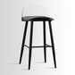 Scandinavian Style Acrylic Bar stool with Square Seat Counter Stool for Kitchen Bar Black Clear 1 Piece Bar Stool(30"H) Clearhalo 'Bar Furniture' 'Bar Stools' 'bar_stools' 'furn' 'furn_bar_stools' 'furniture_bar_stools' 'Kitchen & Dining Furniture' 'kitchen&dining_furn' 'kitchen' 'kitchen_furn' Furniture' 4329946