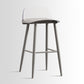 Scandinavian Style Acrylic Bar stool with Square Seat Counter Stool for Kitchen Bar Gray-Clear 1 Piece Bar Stool(30"H) Clearhalo 'Bar Furniture' 'Bar Stools' 'bar_stools' 'furn' 'furn_bar_stools' 'furniture_bar_stools' 'Kitchen & Dining Furniture' 'kitchen&dining_furn' 'kitchen' 'kitchen_furn' Furniture' 4329947