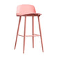 Scandinavian Style Acrylic Bar stool with Square Seat Counter Stool for Kitchen Bar Pink 1 Piece Bar Stool(30"H) Clearhalo 'Bar Furniture' 'Bar Stools' 'bar_stools' 'furn' 'furn_bar_stools' 'furniture_bar_stools' 'Kitchen & Dining Furniture' 'kitchen&dining_furn' 'kitchen' 'kitchen_furn' Furniture' 4329950
