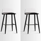 Scandinavian Style Acrylic Bar stool with Square Seat Counter Stool for Kitchen Bar Black Clear 2 Piece Set Counter Stool (24"H) Clearhalo 'Bar Furniture' 'Bar Stools' 'bar_stools' 'furn' 'furn_bar_stools' 'furniture_bar_stools' 'Kitchen & Dining Furniture' 'kitchen&dining_furn' 'kitchen' 'kitchen_furn' Furniture' 4329956